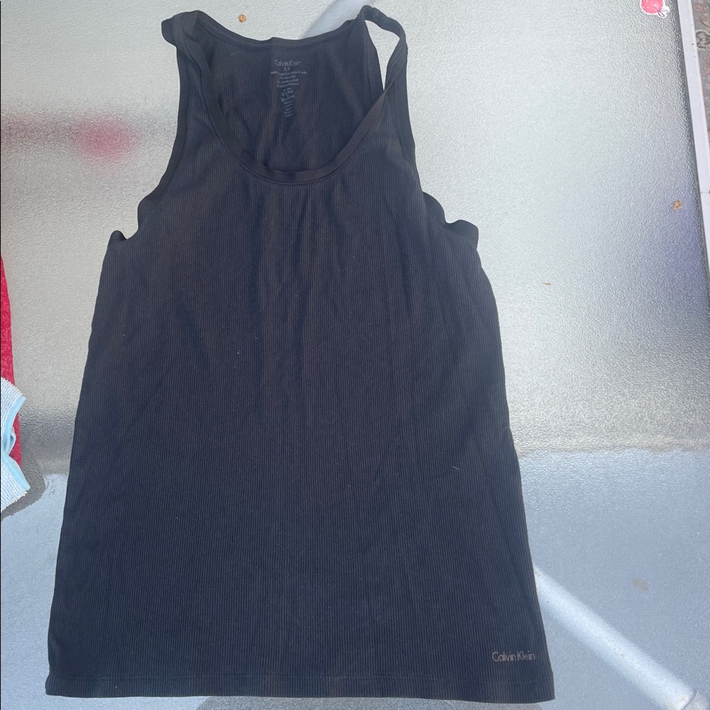 Calvin Klein Charcoal Sleeveless Top